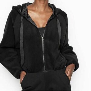 Victoria's Secret Black Hooded Jacket